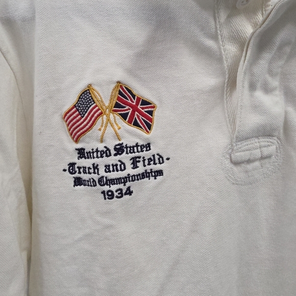 Polo Ralph Lauren USA 1934 Track & Field Polo Shirt XXL Custom Fit - Picture 3 of 7